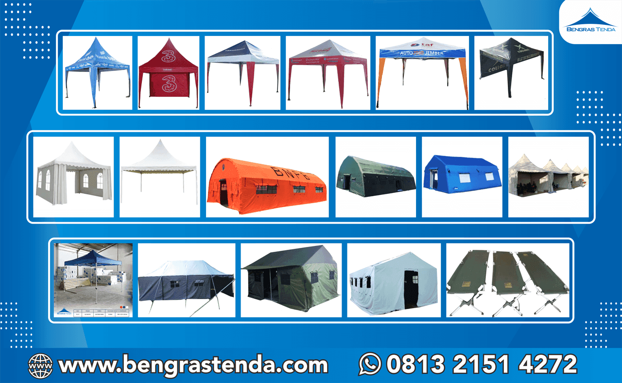 Pabrik Tenda di Palangkaraya - Pabrik, Jual, Produsen, dan Supplier Tenda Lipat Berbagai Ukuran